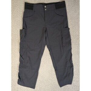Title Nine Womens Pants Recycled Clamber 2.0 Hiking Capri Cargo Pockets Size 10